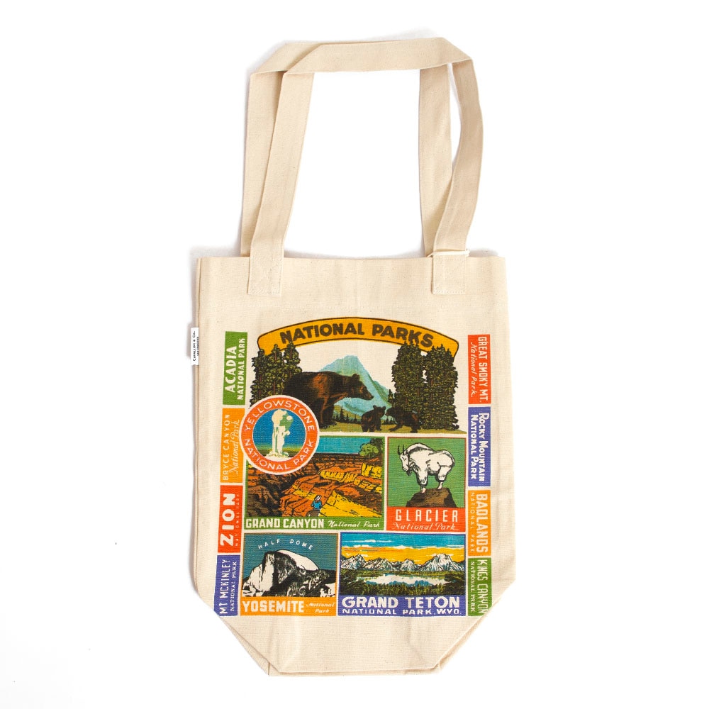 Cavallini, Pencil Pouch, Art & School, Canvas, National Parks, 376268